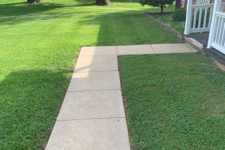 Sidewalk cleaning in greeneville tn