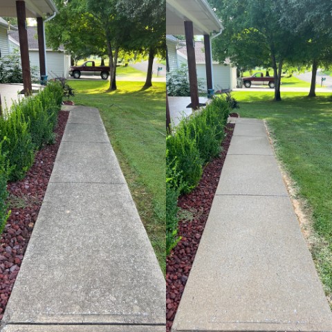 Sidewalk Cleaning in Greeneville, TN 1
